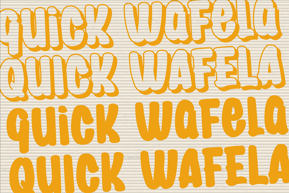 Wafer Trick a Handwritten Font, a Handwritten Font by Rasiorise Studio (Photo 11 of 12)