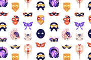 Venetian masquerade, carnival masks, an Object Illustration by PaperTrident (Thumbnail 3 of 3)