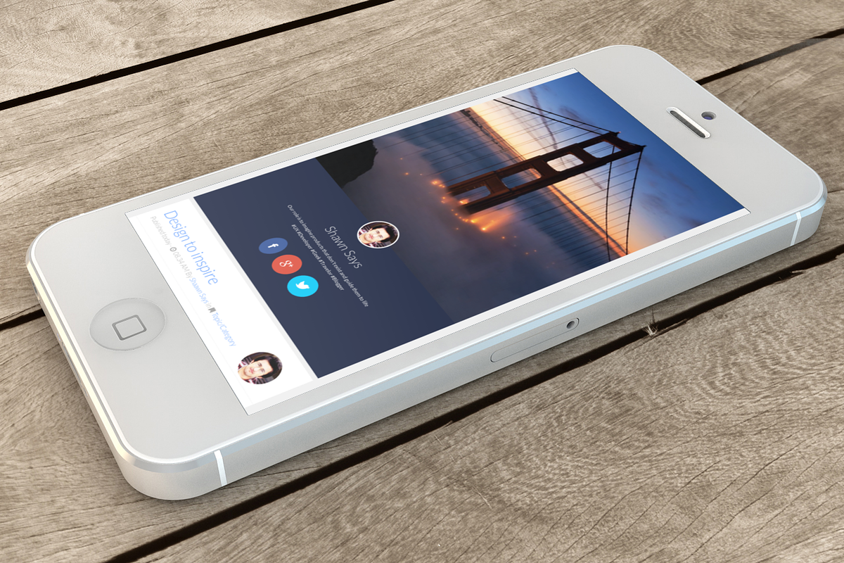 Simple Blog Responsive Theme, a Bootstrap Template by uExel Web Design Shop (Photo 4 of 5)