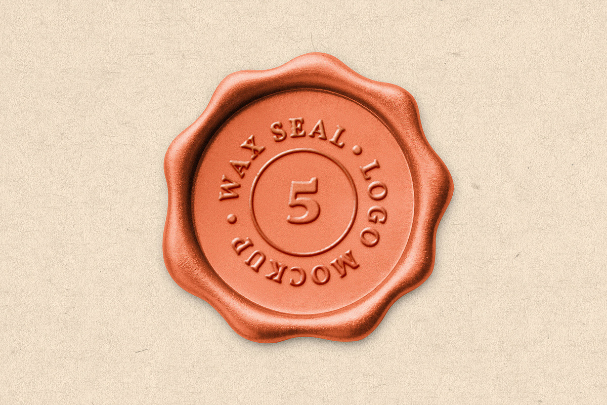 Wax Seal Logo Mockups, a Pens & Pencil Mockup by Design Squad (Photo 6 of 8)