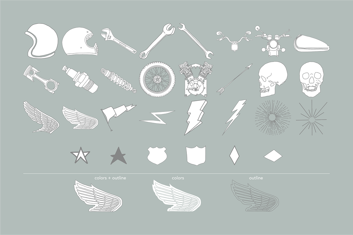 Baiku - motorcycle illustration, a Graphic by Storyteller Imagery (Photo 4 of 8)