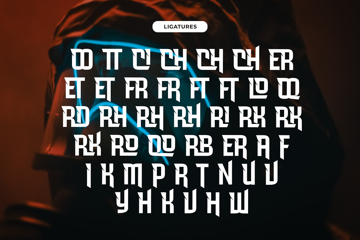 Chiteror Futuristic Display Font, a Sans Serif Font by timelesstype.co (Photo 18 of 20)
