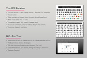Graphic Resume Word & Google Docs 48, a Resume Template by MrCam Template Resume|CV (Thumbnail 6 of 7)
