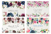 Watercolor Floral Bundle 90 in1, an Animal Illustration by whiteheartdesign (Thumbnail 43 of 50)