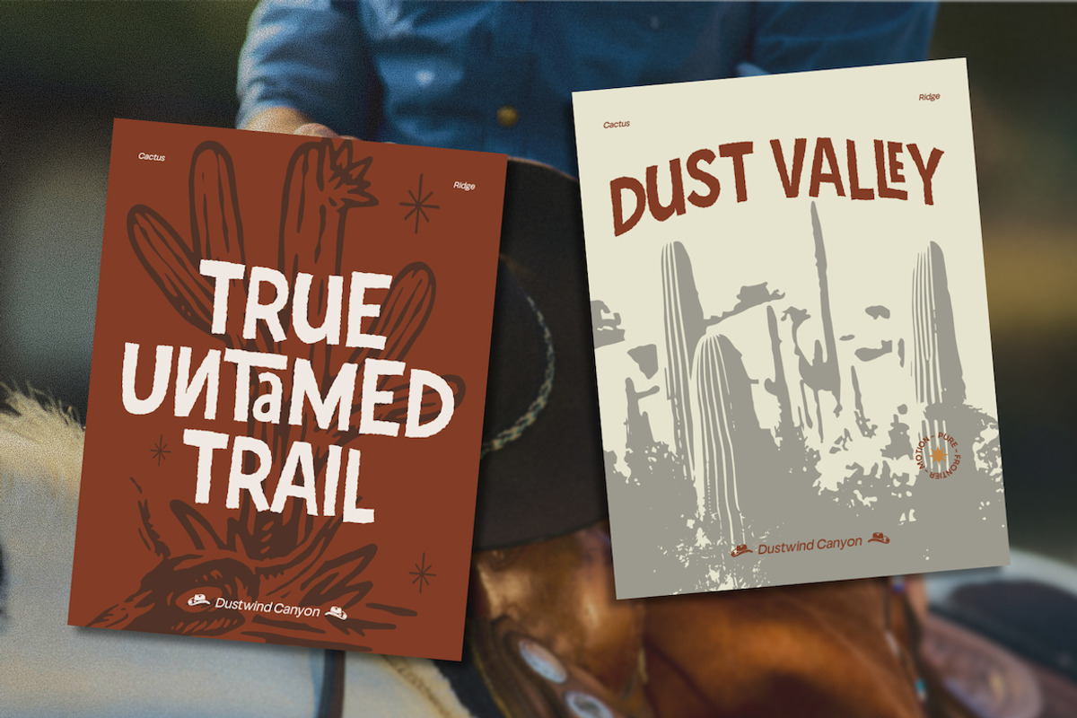 Meganthropus – Vintage Rough Display, a Sans Serif Font by Casloop Studio (Photo 8 of 10)