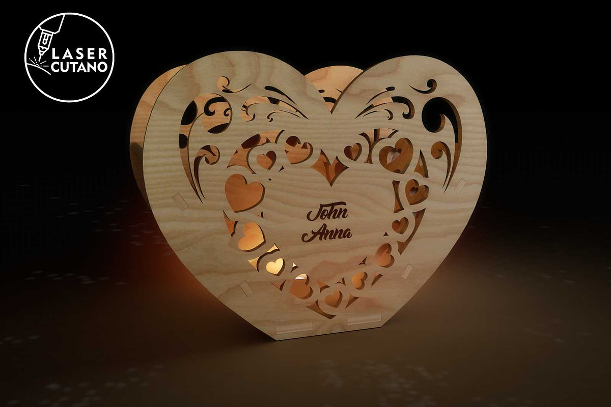 Candlestick 3D Model Decorative Temp, a Design Template by LaserCutano (Photo 7 of 7)