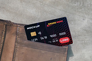 Credit Card Mockup with Wallet, a Mockup by alimran24 (Thumbnail 5 of 11)