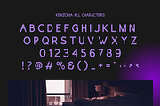 Kenzoria – Modern Sans Serif Font, a Sans Serif Font by Vadovastd (Thumbnail 7 of 7)