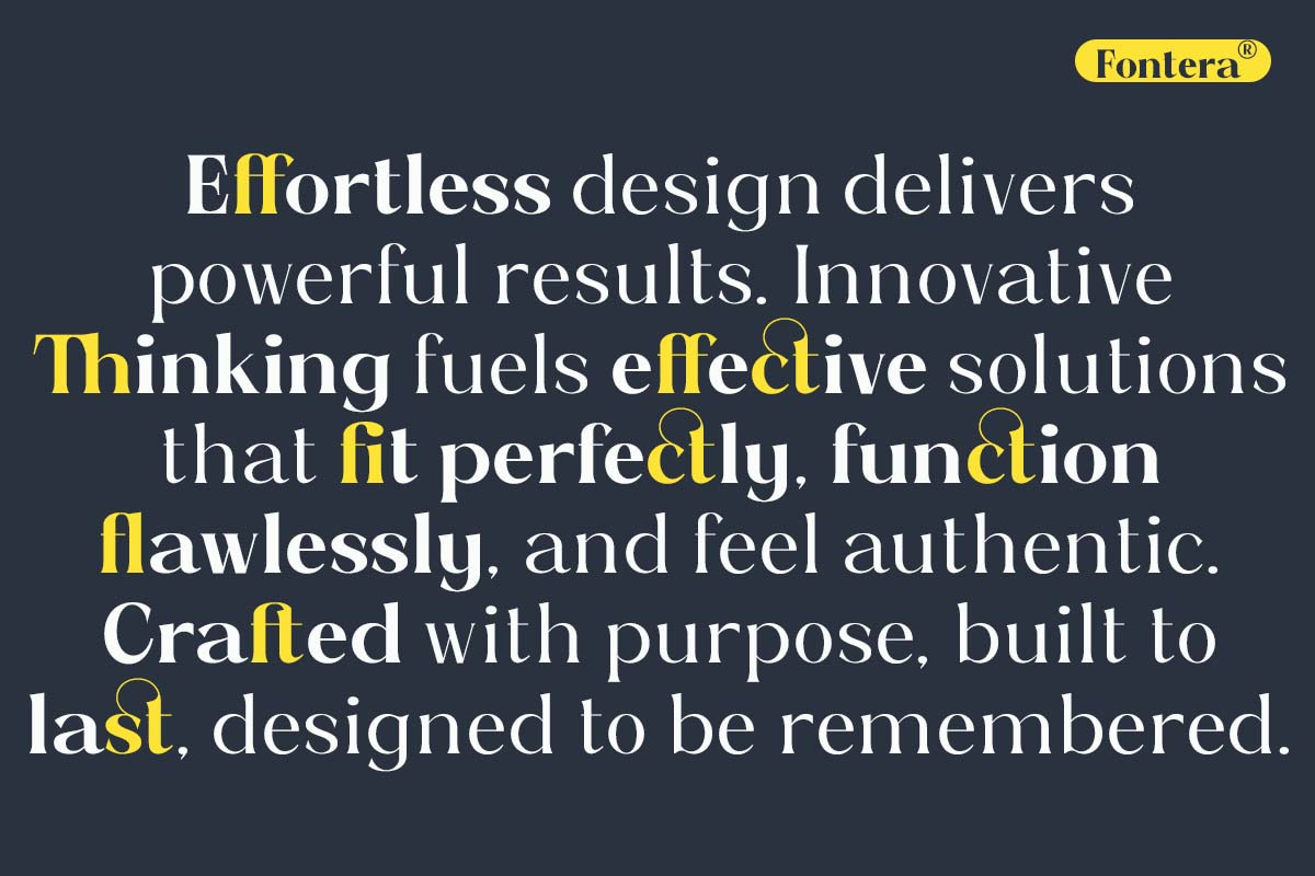 Fontera, a Serif Font by Slex Studio (Photo 13 of 13)