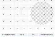 Minimal transparent dot cross grid, an Illustration by SappiStudio (Thumbnail 1 of 3)