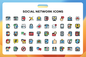Social Network Icons, an Icon by Wencory