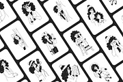 Girl Illustration Art Set, an Outline Icon by Vectors Market (Thumbnail 5 of 9)