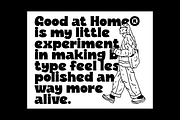 Good at Home - Bold Display Font, a Sans Serif Font by Typeparties (Thumbnail 9 of 14)