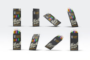 Colored Pencils Pack Mock-Up, a Pens & Pencil Mockup by DesignRushMarket (Thumbnail 1 of 7)