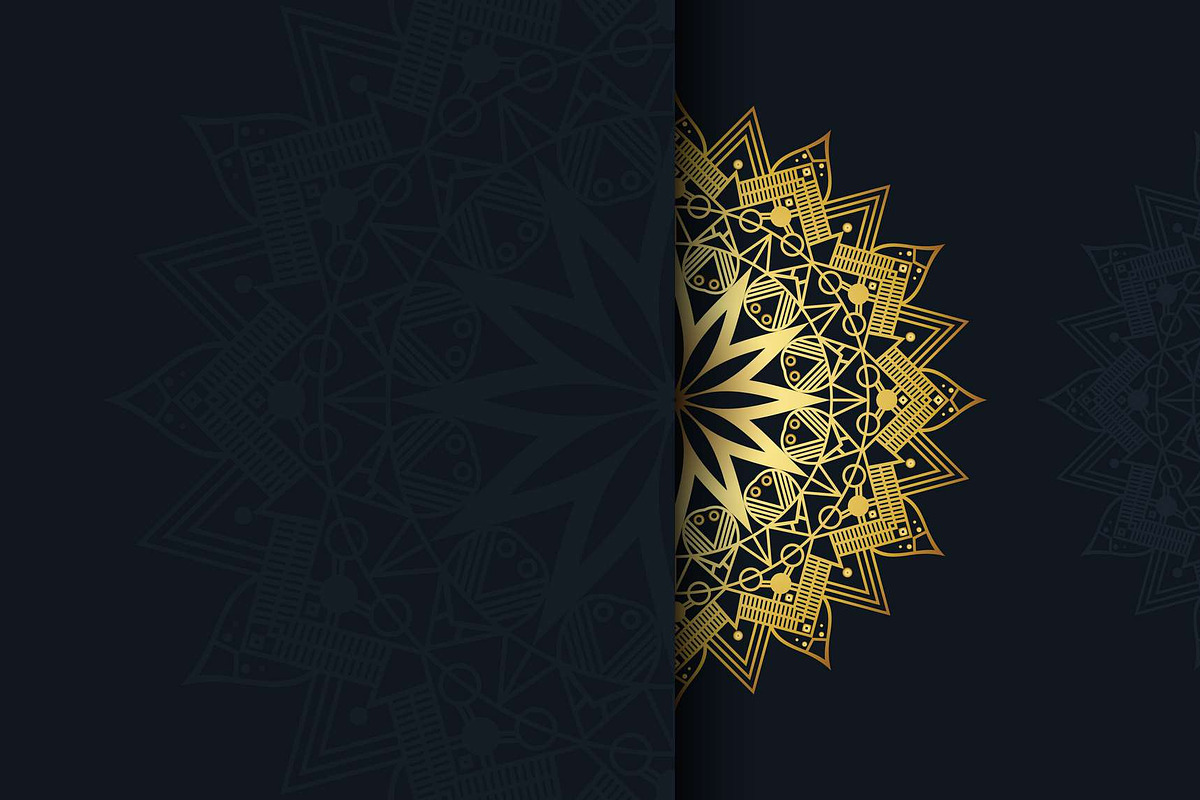 560+ Mandala Design Mega Collection, a Decorative Illustration by NJ Himel (Photo 107 of 289)