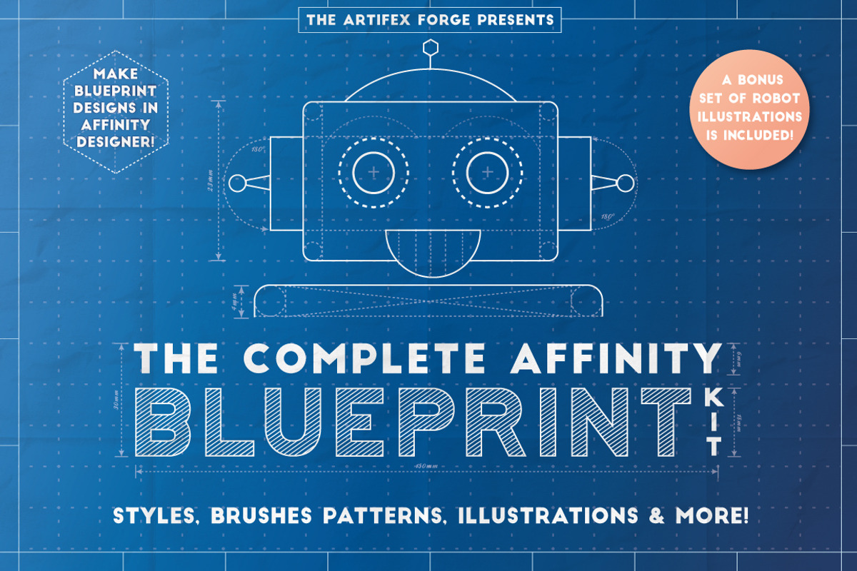 The Complete Affinity Blueprint Kit, a Brushes & More by The Artifex Forge (Photo 1 of 10)