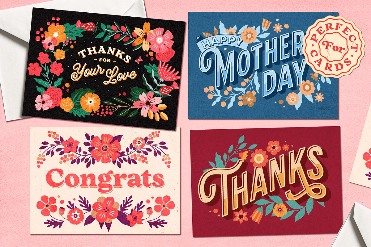 Modern Lettering Fonts Collection, a Script Font by Heritage Type Co. (Photo 2 of 21)