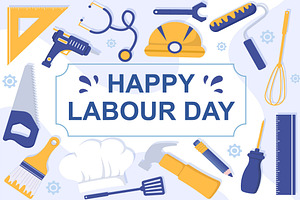 17 Happy Labor Day Illustration