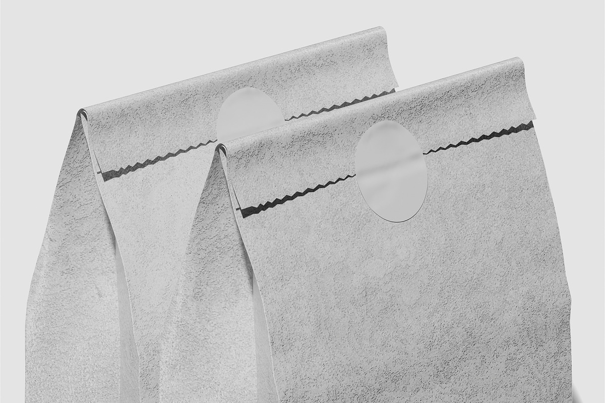 Paper Bag Sticker Label Mockup, a Packaging Mockup by Unerispace (Photo 3 of 5)