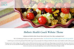 Holistic Health Coach Divi Layouts