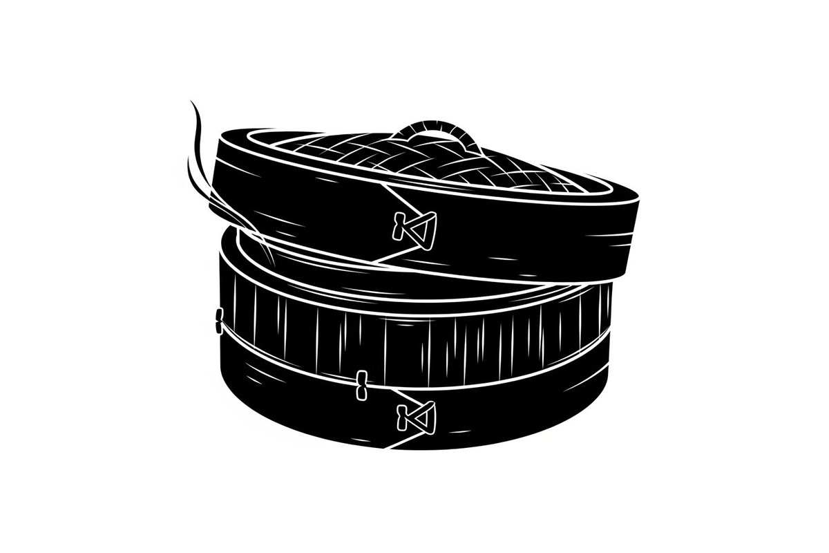 Vintage Bamboo Steamer Silhouette, a Graphic by musafir_fashion (Photo 10 of 14)