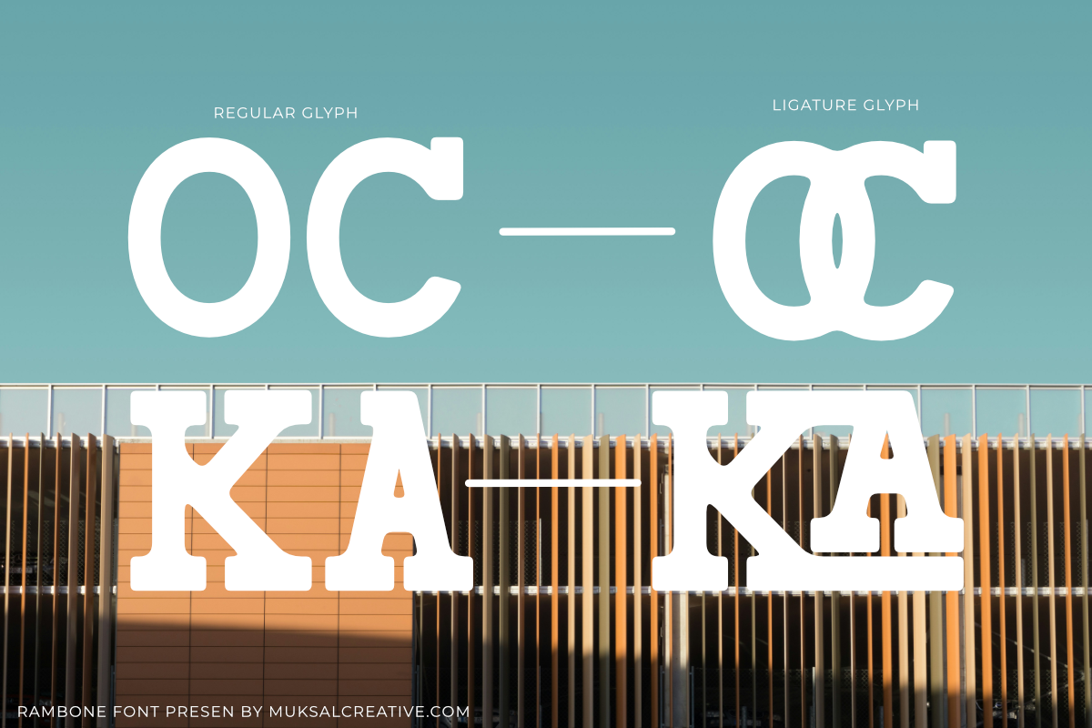 Rambone, a Slab Serif Font by Muksal Creative (Photo 9 of 15)