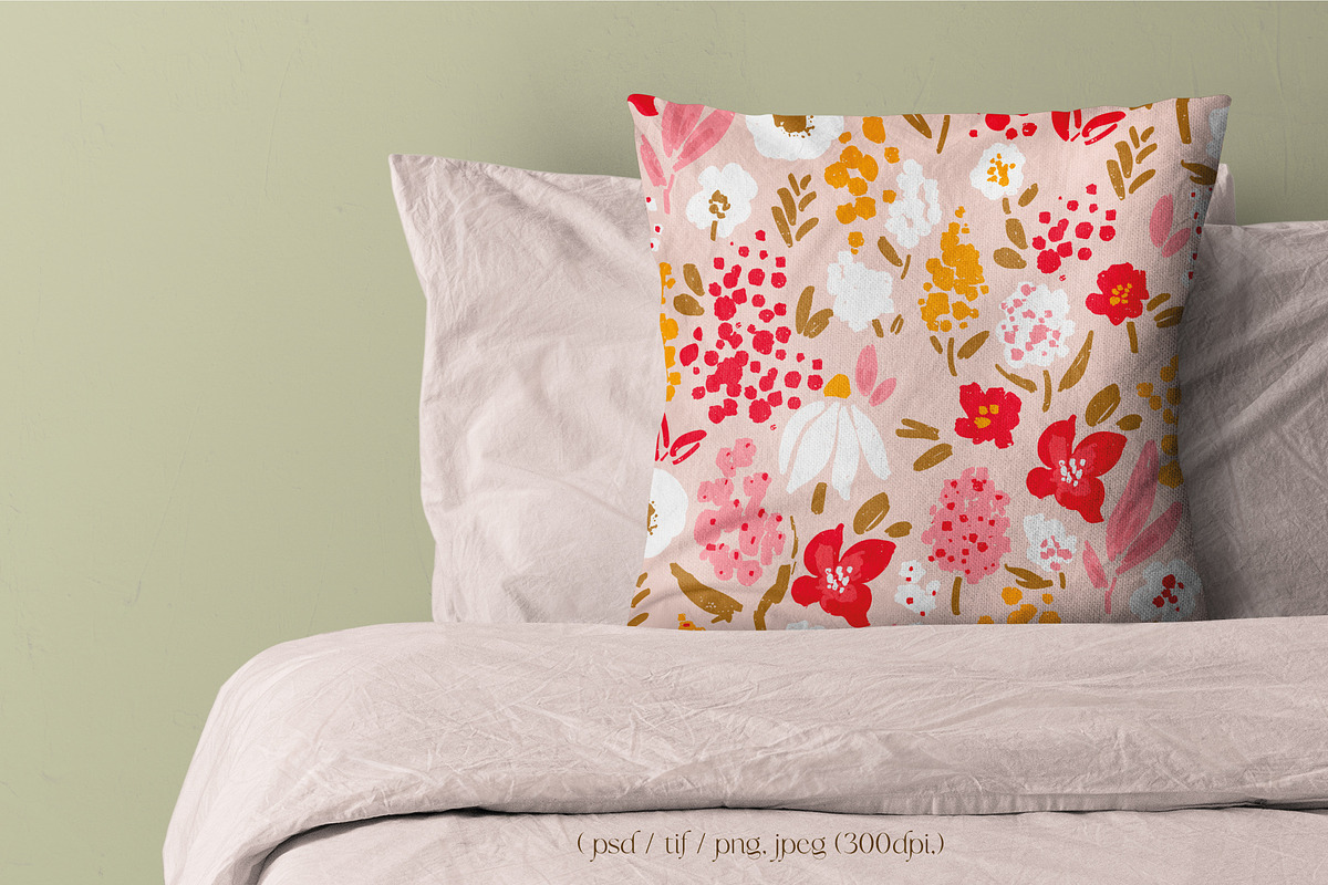 Retro Summer patterns & clip arts, a Pattern Graphic by PaperJamLab (Photo 6 of 12)