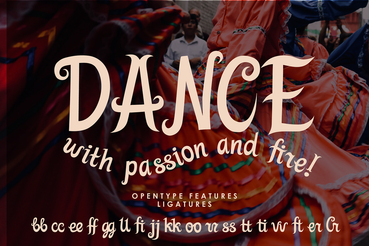 Salsa Sunset Handwritten Spicy Font, a Handwritten Font by Struvictory.art (Photo 6 of 8)