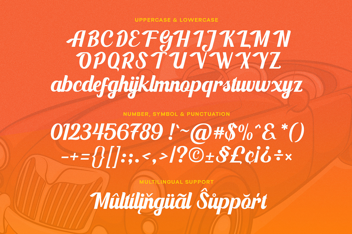 Flahilla - Bold Vintage Script, a Script Font by Siwox Studios (Photo 6 of 8)