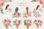 Modern Bridal Floristry Berry Pink, a Decorative Illustration by Catch the Dream Art (Thumbnail 6 of 14)