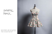 Women's Strapless Mini Dress Mockups, a Product Mockup by mock-ups (Thumbnail 8 of 17)