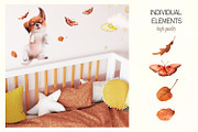 Autumn flying puppies digital pencil, an Illustration by TanyaSchuka (Thumbnail 3 of 9)