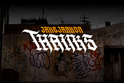 OMERTA, a Blackletter Font by jakejarkor (Thumbnail 4 of 4)
