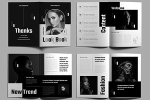 Look Book Layout, a Magazine Template by MightyDesign