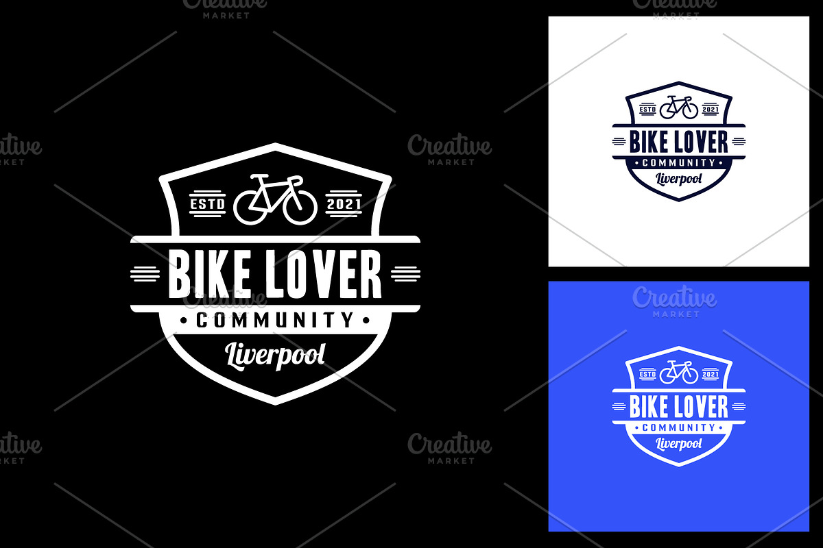 Bicycle Community Shield Logo, a Branding & Logo Template by Atlantis X Nurman Arbai (Photo 2 of 2)