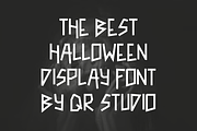 Ghost Attack - Halloween Font, a Handwritten Font by QR Design Studio (Thumbnail 4 of 7)