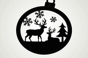 Christmas Ornament Design Bundle, a Graphic by Creativeshirt (Thumbnail 3 of 14)