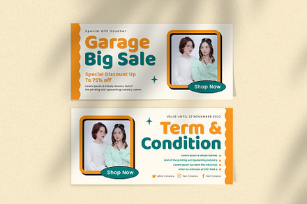 Garage Big Sale Gift Voucher