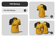 Polo Shirt Jersey Mockup, a Shirt Mockup by Pixie Creative (Thumbnail 1 of 5)