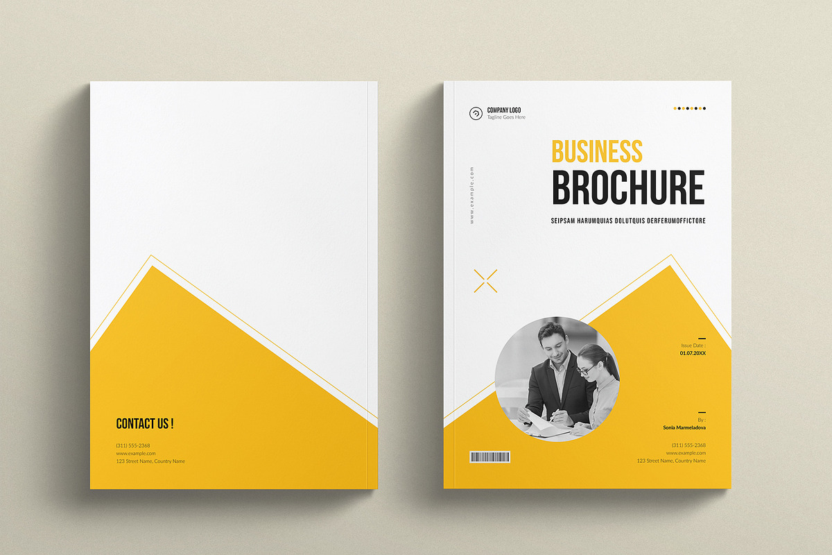 Business Brochure Template, a Brochure Template by E-Type (Photo 7 of 7)