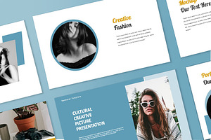 Ventural Fashion Unique Google Slide, a Presentation Template by Overcloud