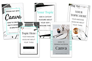 Canva Pinterest Templates, a Social Media Template by Gorgeous Graphics (Thumbnail 4 of 4)