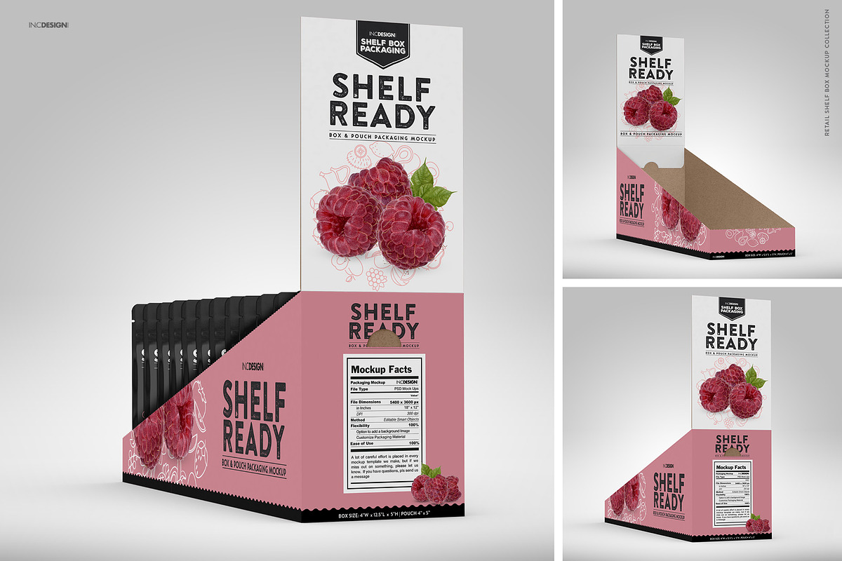 Retail Shelf Box 22 Packaging Mockup, a Packaging Mockup by INCDesign (Photo 8 of 11)