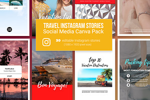 Travel Canva Instagram Stories