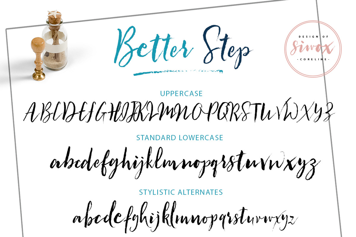 Better Step | Natural Brush Font, a Script Font by Siwox Studios (Photo 9 of 9)