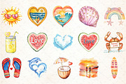 Love Summer Sublimation Bundle, an Illustration by DreamCafeArt (Thumbnail 3 of 5)