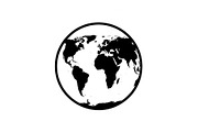 Global Earth World Map Icon Bundle, an Icon by musafir_fashion (Thumbnail 9 of 10)
