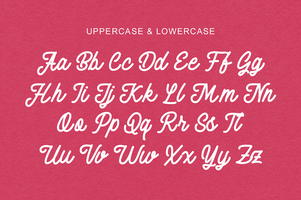 Thelande Script Vintage Free Sans, a Script Font by Maulana Creative (Photo 6 of 9)