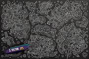 Space Doodles Designs Set, a Decorative Illustration by BALABOLKA (Thumbnail 4 of 4)