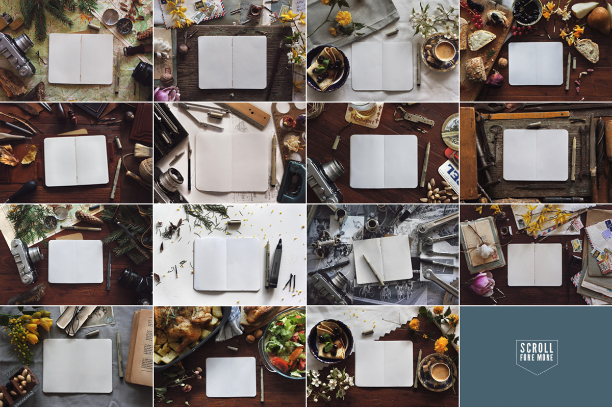 27 Notebook Mockups, a Mockup by Liviu (Photo 6 of 6)